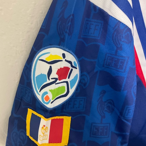 France Zidane Mens 1996 Jersey - Picture 5 of 7